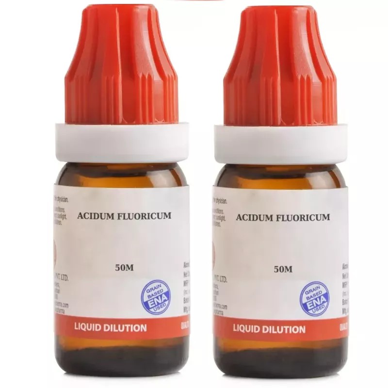 BJain Acidum Fluoricum 50M CH (10ml, Pack of 2)