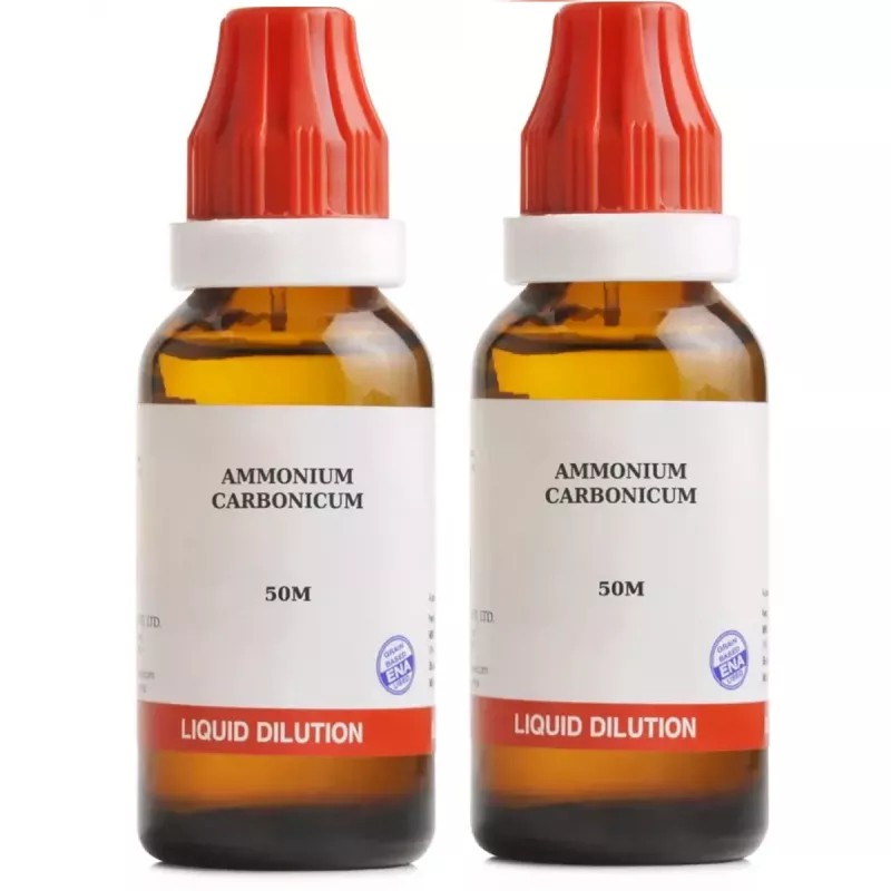 BJain Ammonium Carbonicum 50M CH (30ml, Pack of 2)