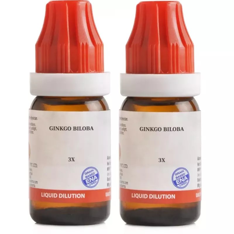BJain Ginkgo Biloba 3X (10ml, Pack of 2)
