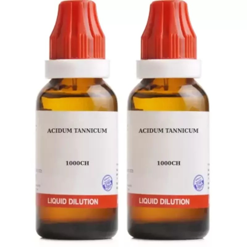 BJain Acidum Tannicum 1M (1000 CH) (30ml, Pack of 2)