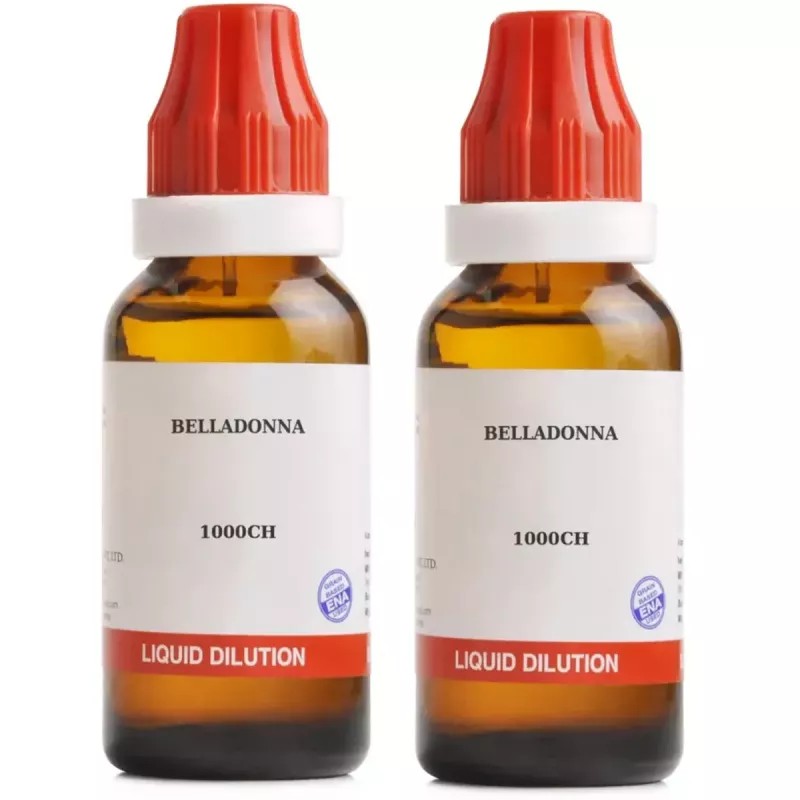 BJain Belladonna 1M (1000 CH) (30ml, Pack of 2)