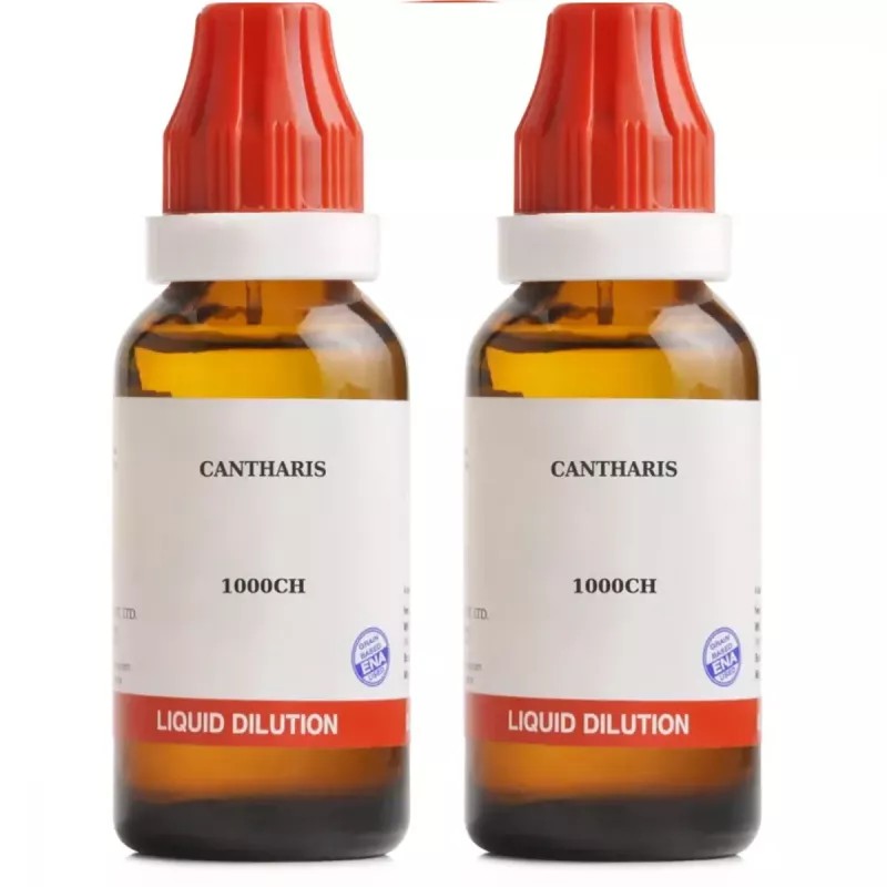 BJain Cantharis 1M (1000 CH) (30ml, Pack of 2)