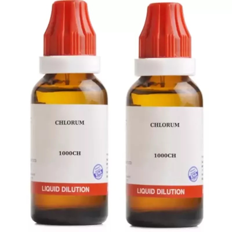 BJain Chlorum 1M (1000 CH) (30ml, Pack of 2)