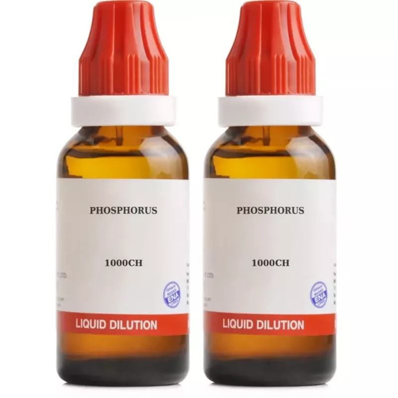BJain Phosphorus 1M (1000 CH) (30ml, Pack of 2)