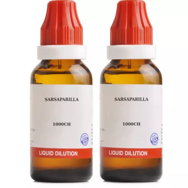 BJain Sarsaparilla 1M (1000 CH) (30ml, Pack of 2)