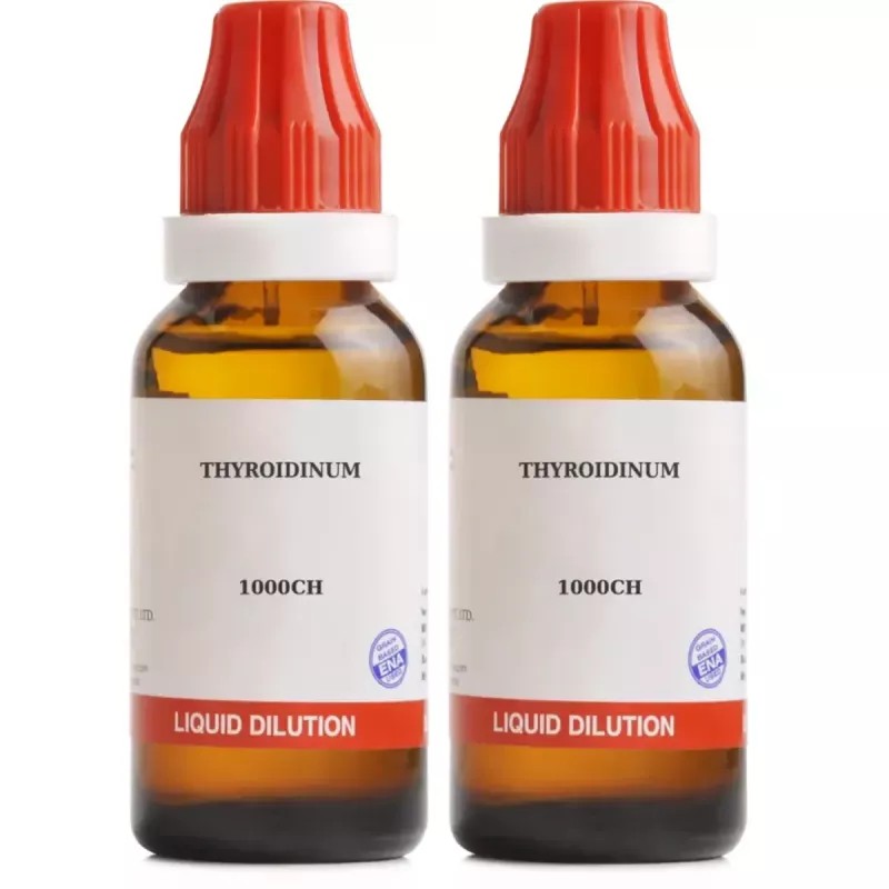 BJain Thyroidinum 1M (1000 CH) (30ml, Pack of 2)