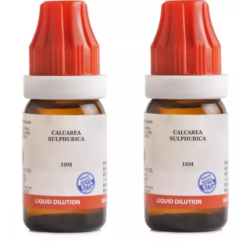 BJain Calcarea Sulphurica 10M CH (10ml, Pack of 2)