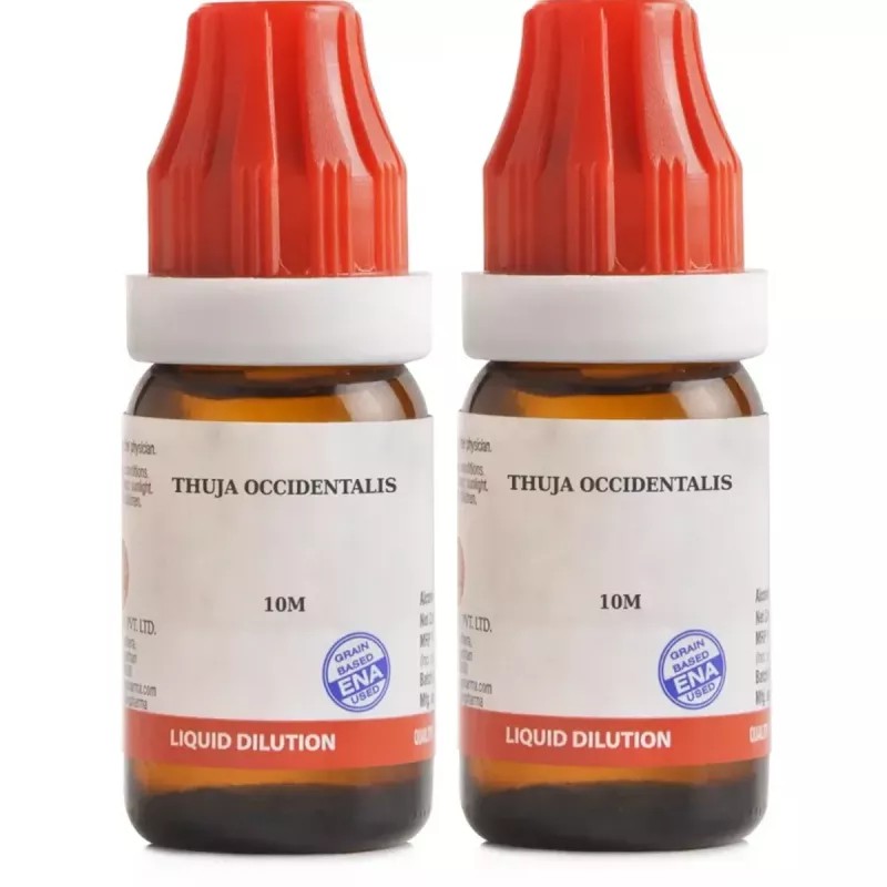 BJain Thuja Occidentalis 10M CH (10ml, Pack of 2)