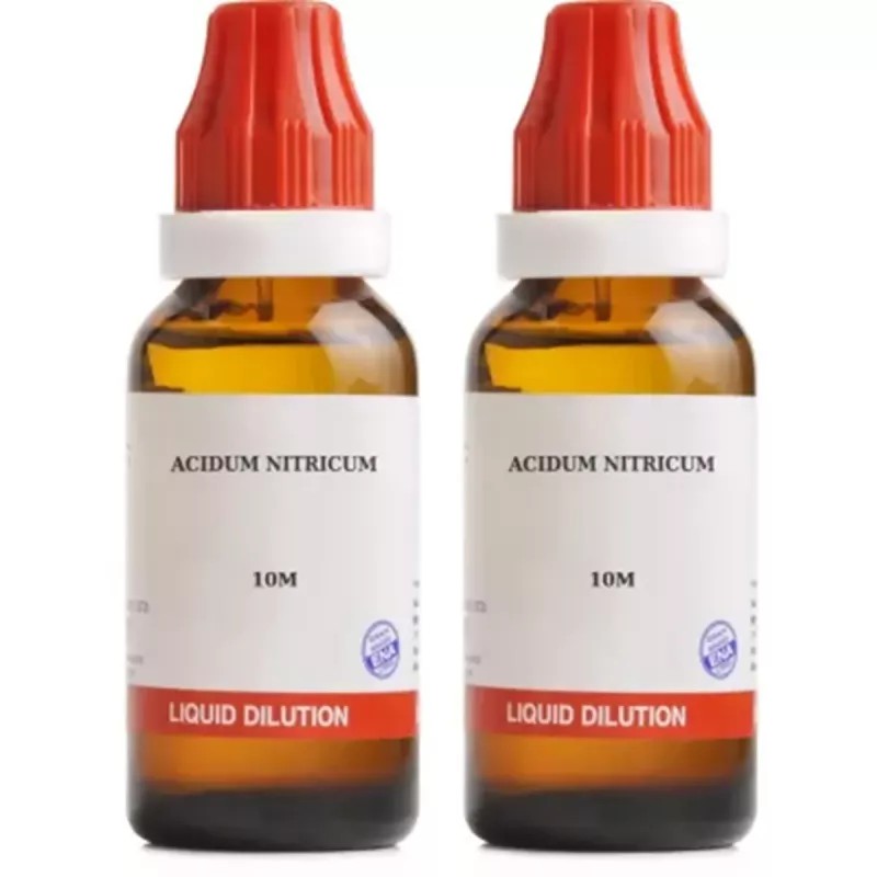 BJain Acidum Nitricum 10M CH (30ml, Pack of 2)