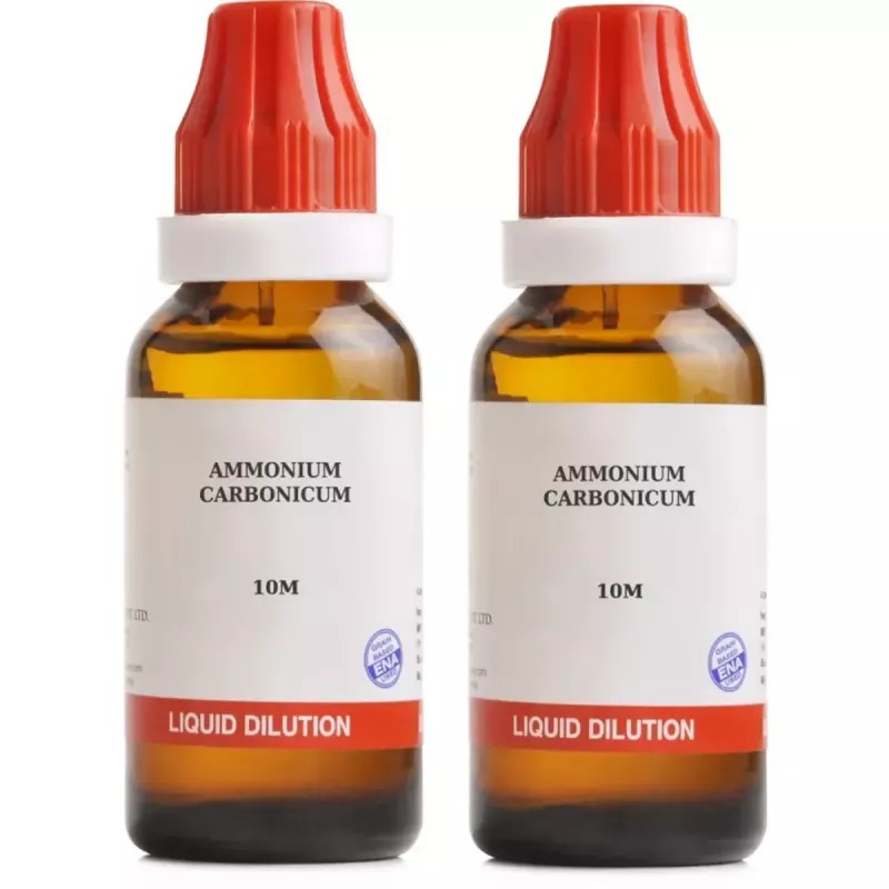 BJain Ammonium Carbonicum 10M CH (30ml, Pack of 2)