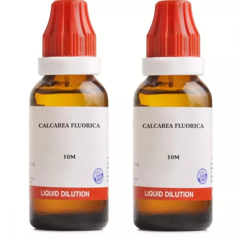 BJain Calcarea Fluorica 10M CH (30ml, Pack of 2)