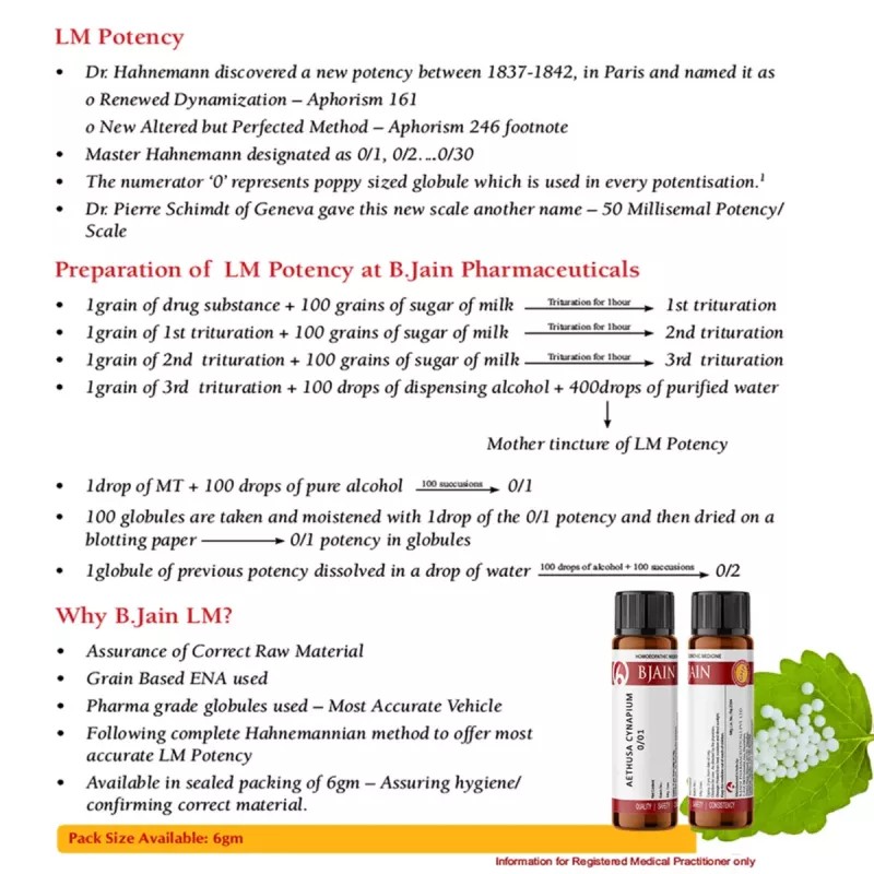 BJain Nux Vomica LM 0/7 (6g)