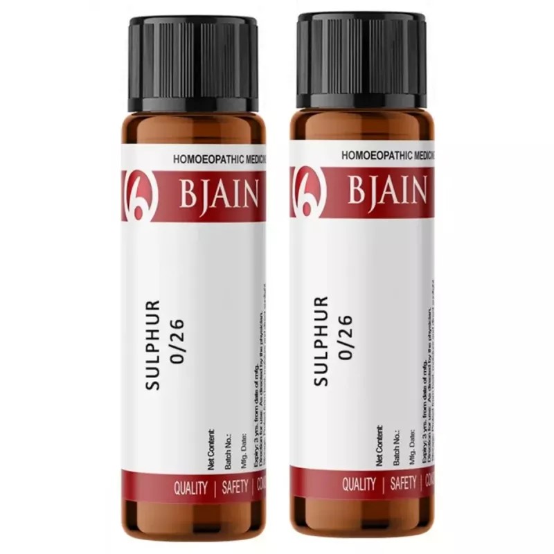 BJain Sulphur LM 0/26 (6g, Pack of 2)