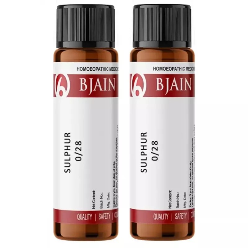 BJain Sulphur LM 0/28 (6g, Pack of 2)