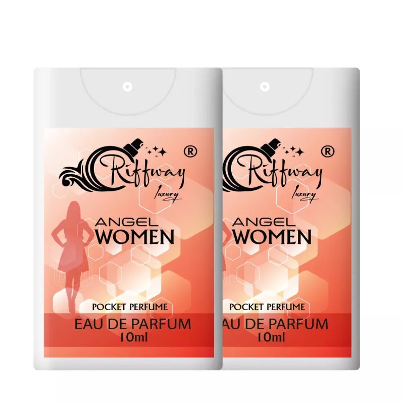 Riffway Angel Luxury Pocket Eau De Perfume For Women Pocket Perfume (10ml, Pack of 2)