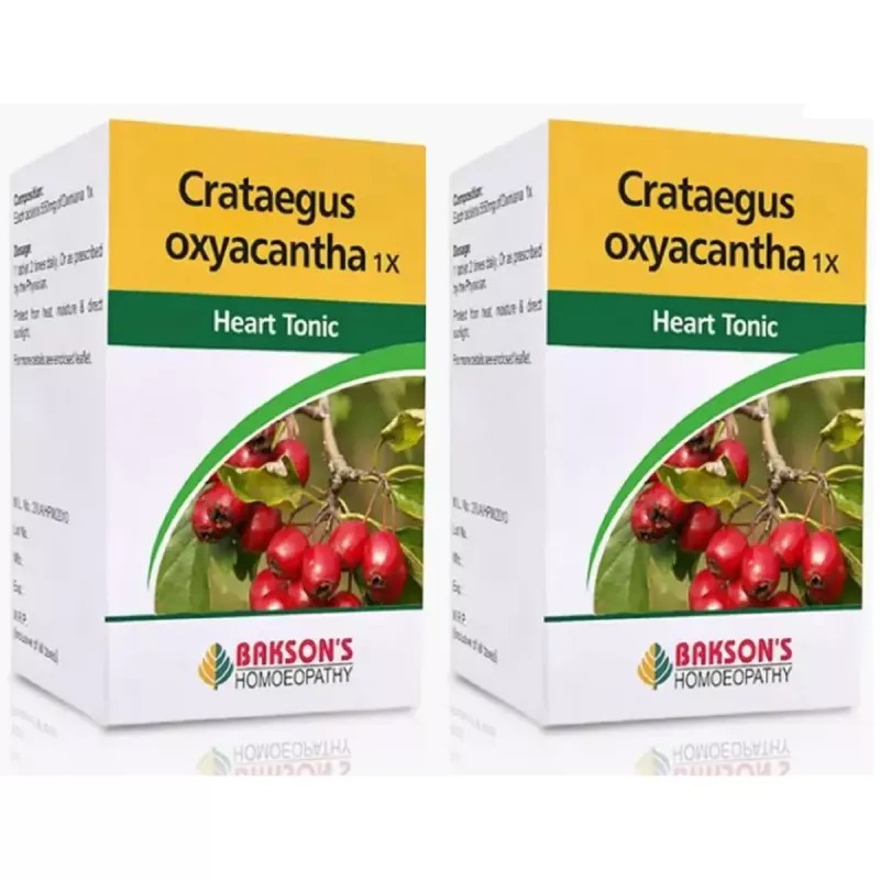 Bakson Crataegus Oxy (1X) (50tab, Pack of 2)