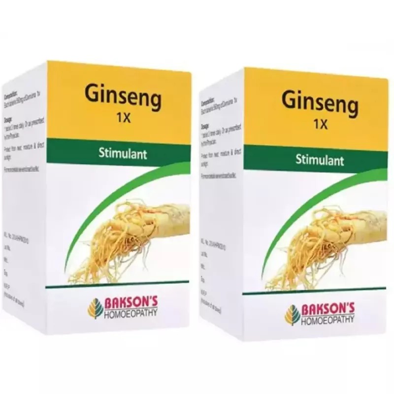Bakson Ginseng (1X) (50tab, Pack of 2)