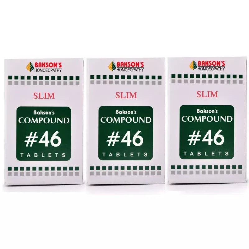 Bakson Compound No 46 (Slim) (100tab, Pack of 3)