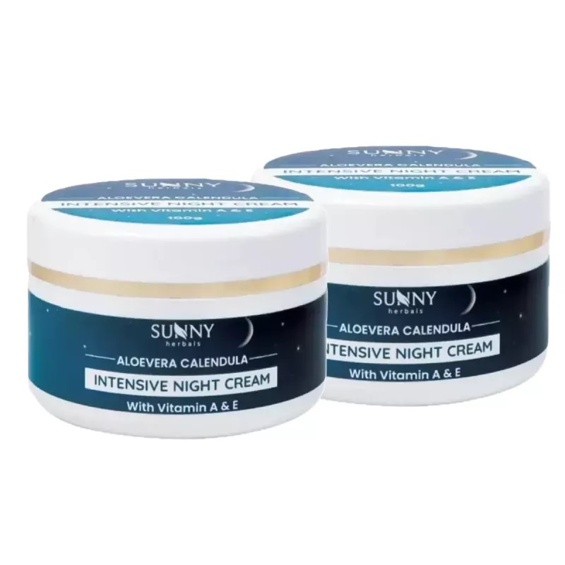 Bakson Aloevera Calendula Intensive Night Cream (100g, Pack of 2)