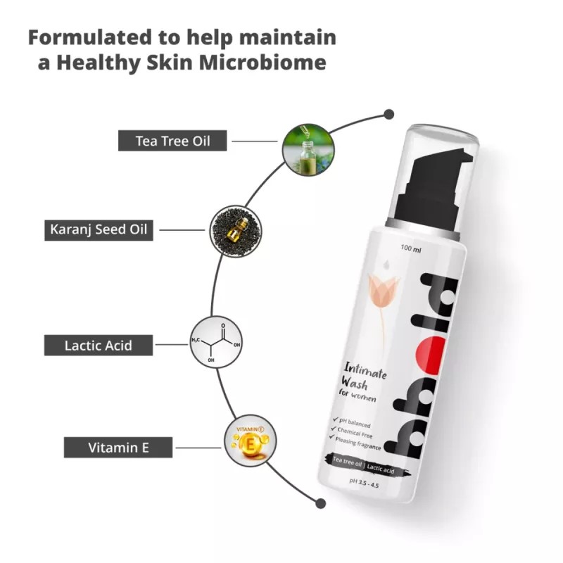 Bbold Intimate Wash For Women (100ml, Pack of 4)