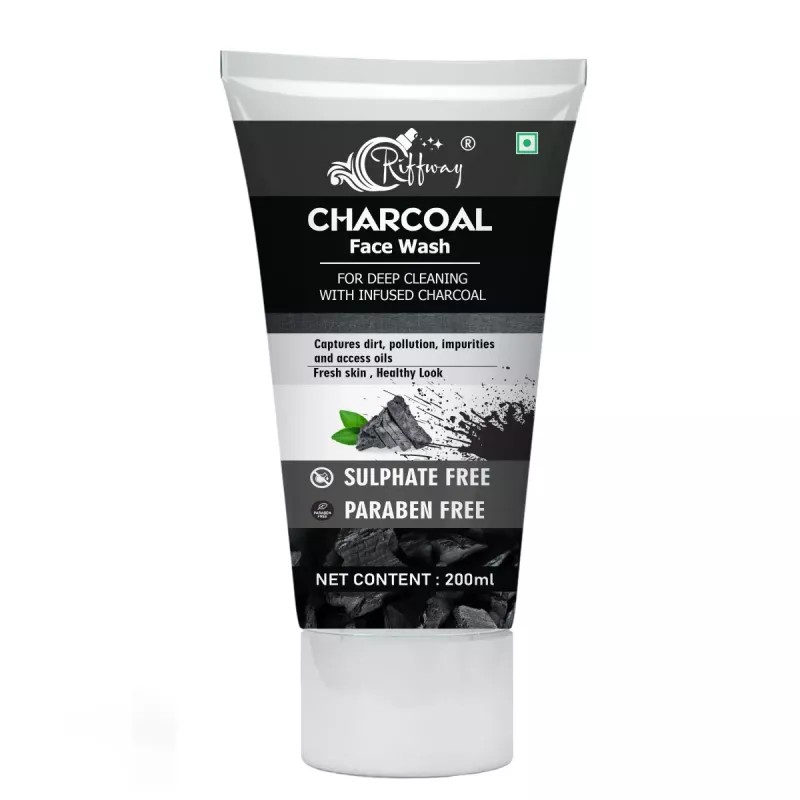 Riffway Charcoal Facewash (200ml)