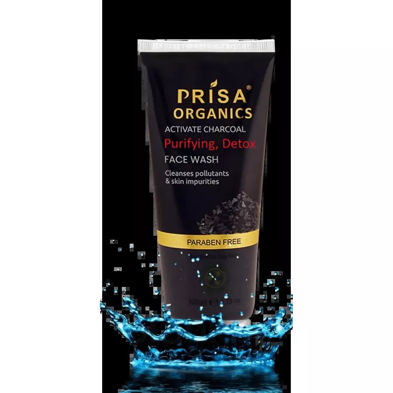 Prisa Organics Activate Charcoal Face Wash (100ml)