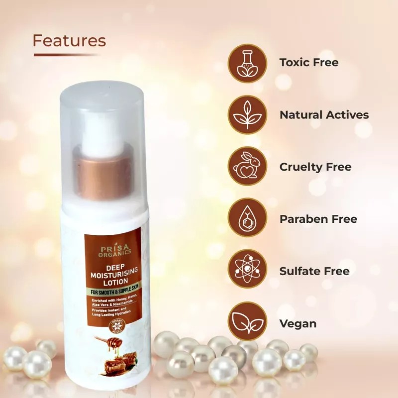 Prisa Organics Deep Moisturising Lotion (100ml)