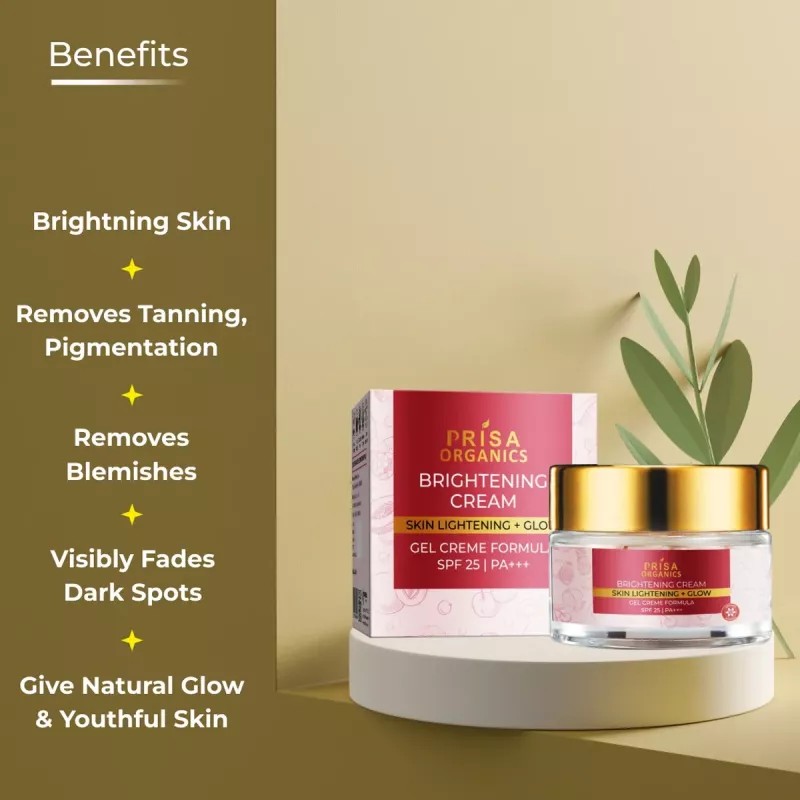 Prisa Organics Brightening Cream (50g)