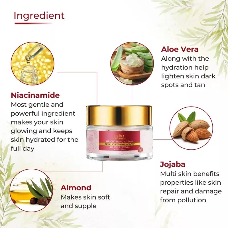 Prisa Organics Brightening Cream (50g)