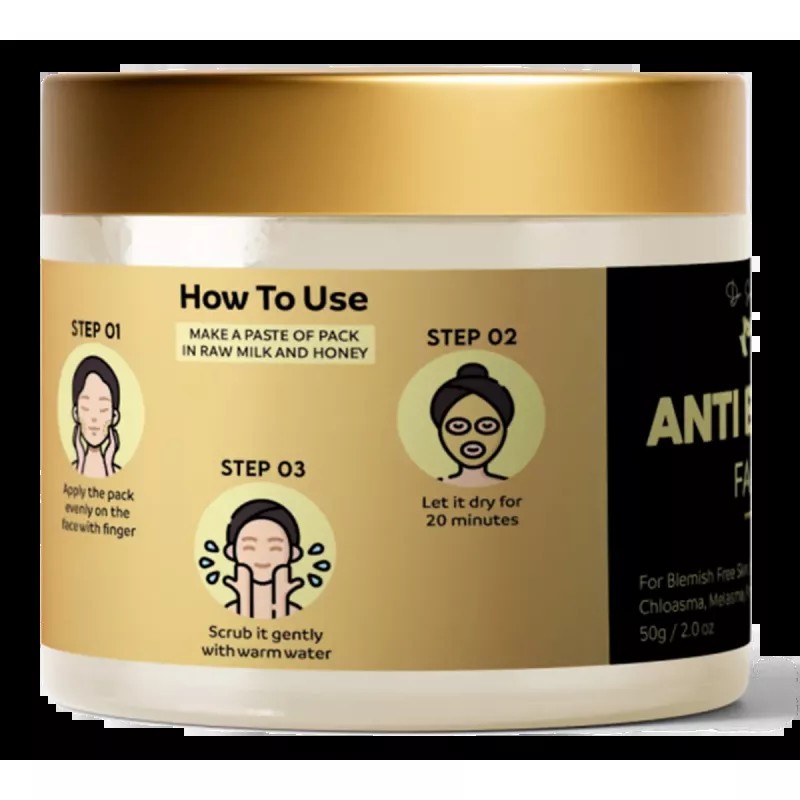Dr Satnam's Arogyam Ayurveda Anti Blemishes Face Pack (50g)
