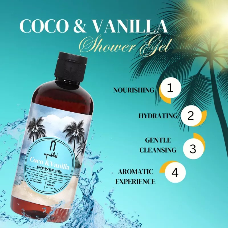 Ngenbliss Coco & Vanilla Shower Gel (300ml)