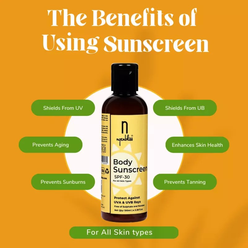 Ngenbliss Body Sunscreen Lotion Spf 30 (100ml)