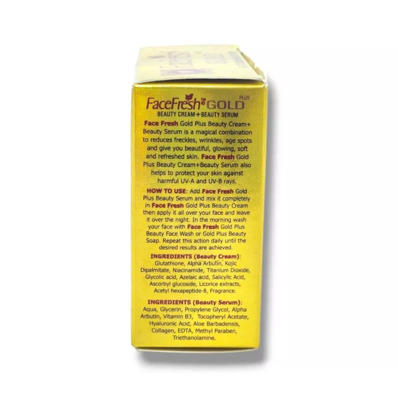 Face Fresh Gold Beauty Cream And Beauty Serum (Cream 20g + Serum 10ml) (1Pack)