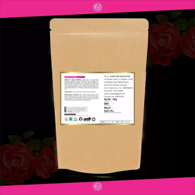 Khadi Care Rose Powder (100g)