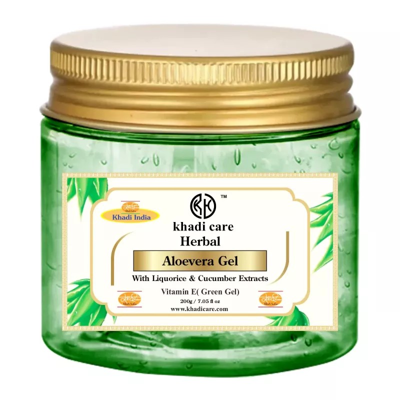 Khadi Care Aloevera Gel (Green) (200g)