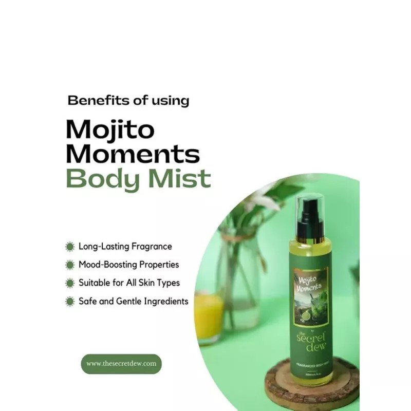 The Secret Dew Mojito Moments Body Mist (200ml)