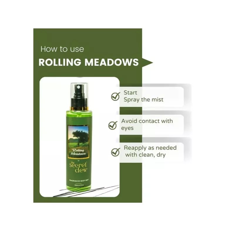 The Secret Dew Rolling Meadows Body Mist (200ml)