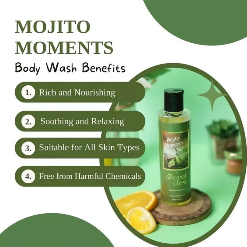 The Secret Dew Mojito Moments Body Wash (200ml)