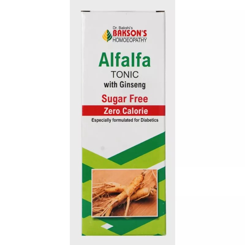 Bakson Alfalfa With Ginseng (Sugar Free) Tonic (450ml)