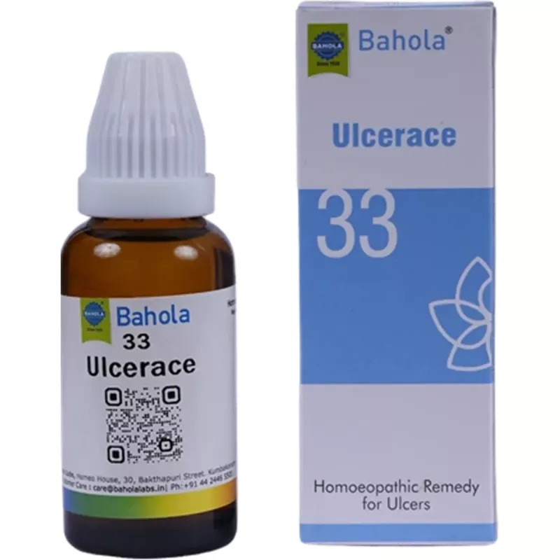 Bahola Ulcerace 33 Drops (30ml)