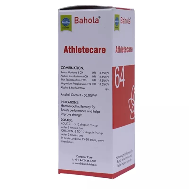 Bahola Athletecare 64 Drops (30ml)