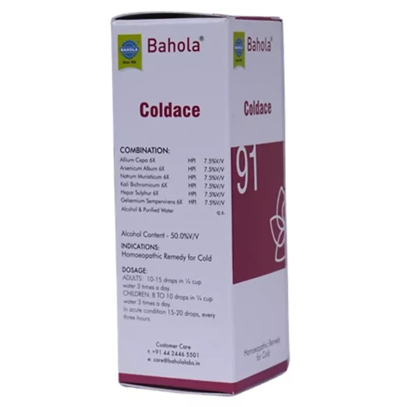 Bahola Coldace 91 Drops (30ml)