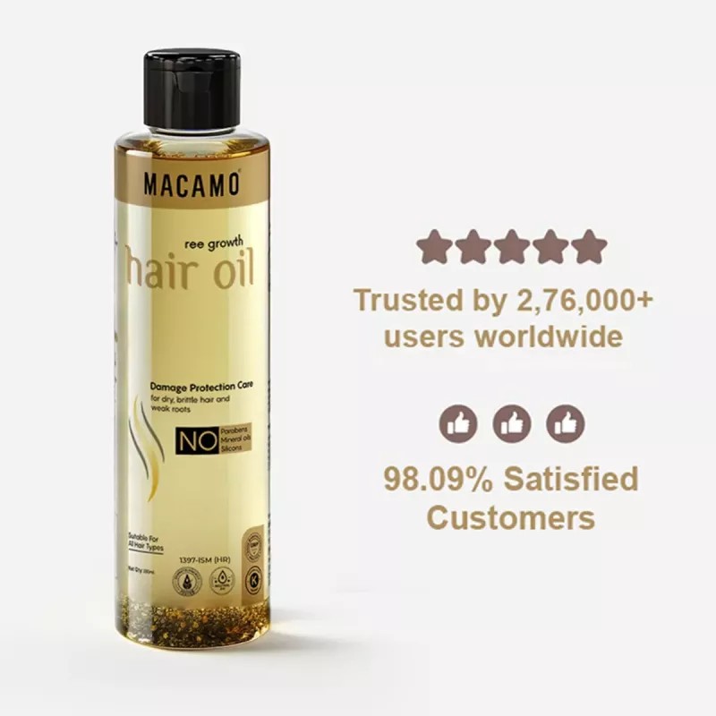 Macamo Ree Growth Hair Oil (200ml)