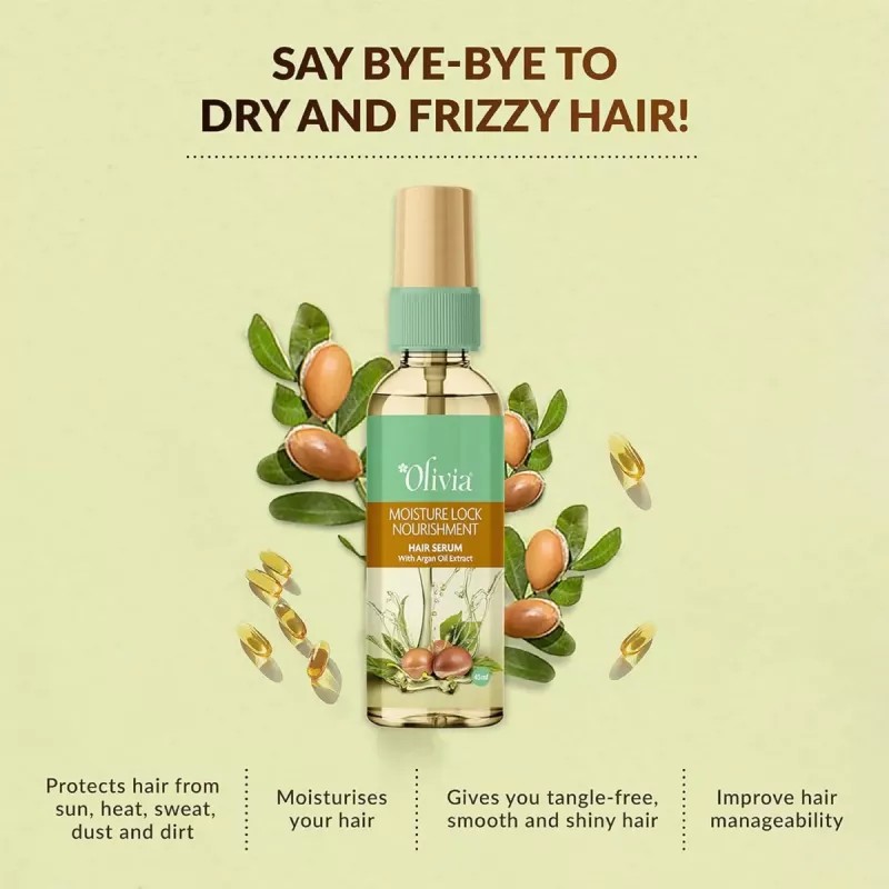 Olivia Moisture Lock Nourishment Hair Serum (100ml)