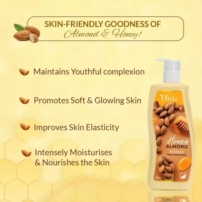 Olivia Honey Almond Moisturizer (400ml)