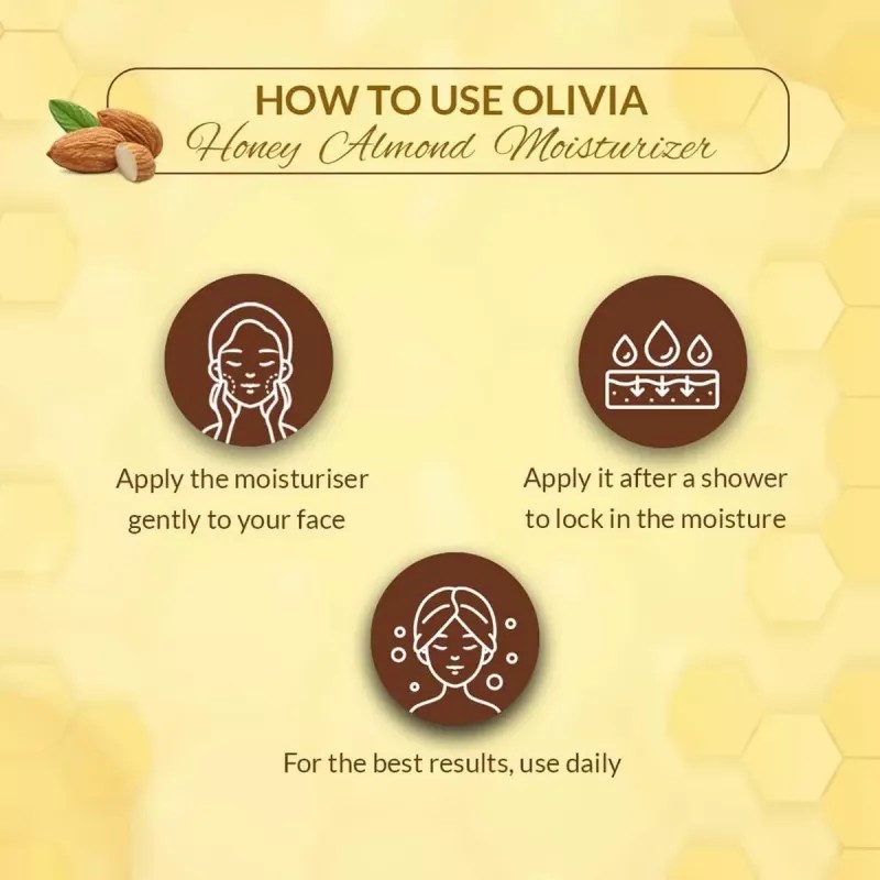 Olivia Honey Almond Moisturizer (400ml)