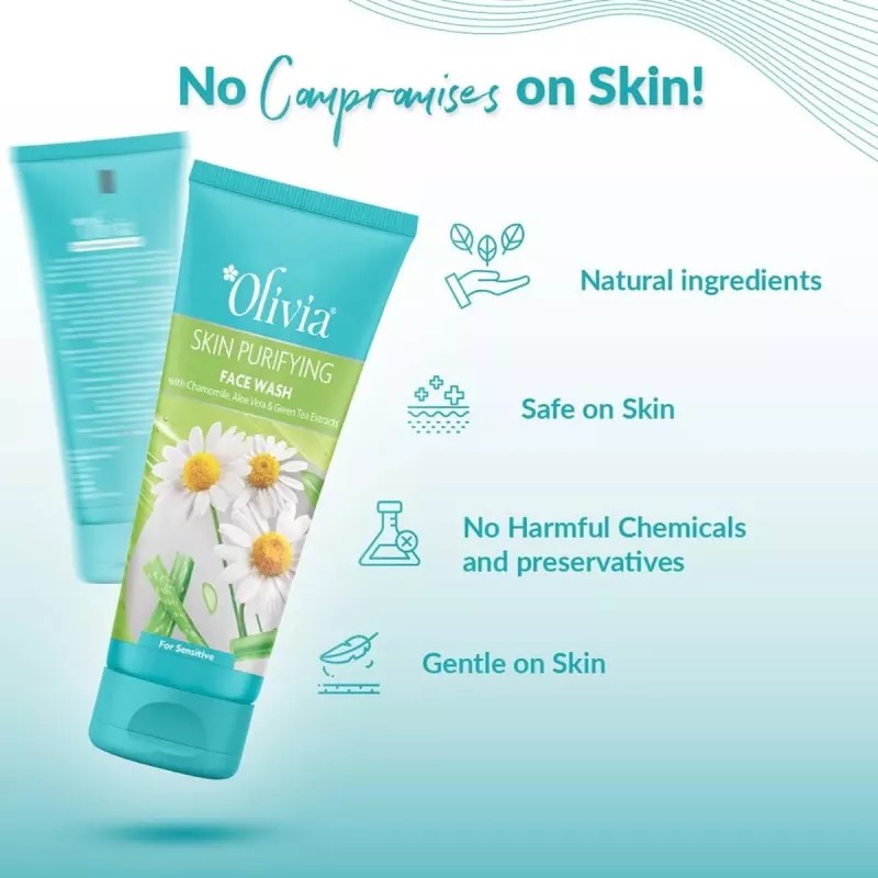 Olivia Skin Purifying Face Wash (100ml)