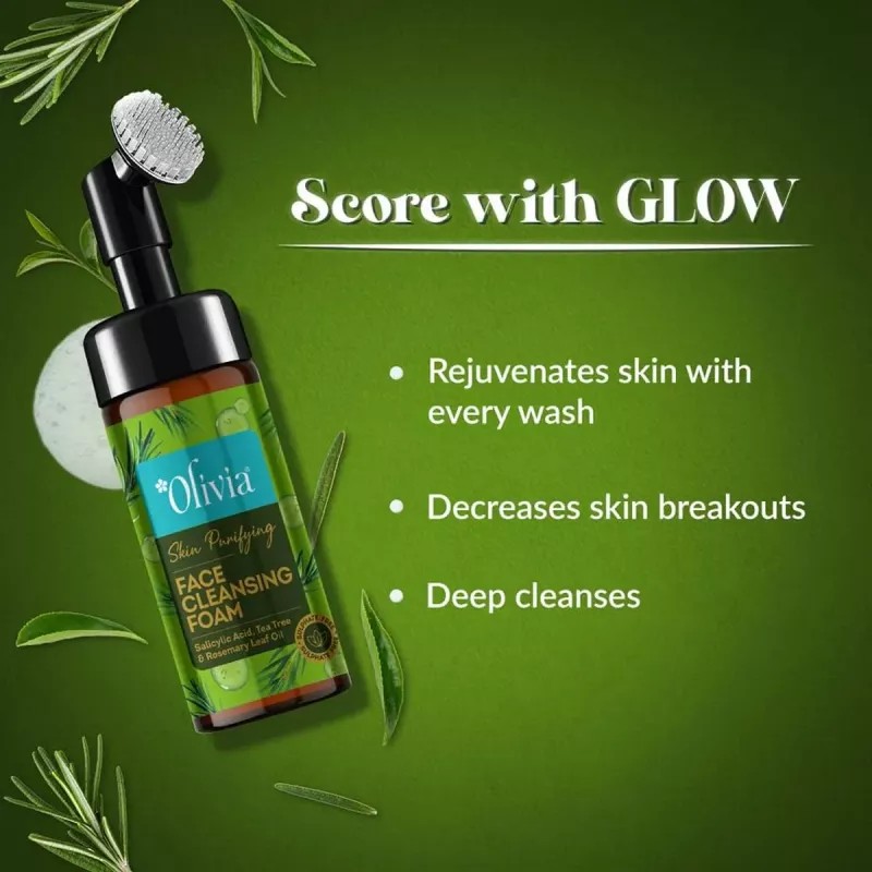 Olivia Skin Purifying Face Cleansing Foam (150ml)