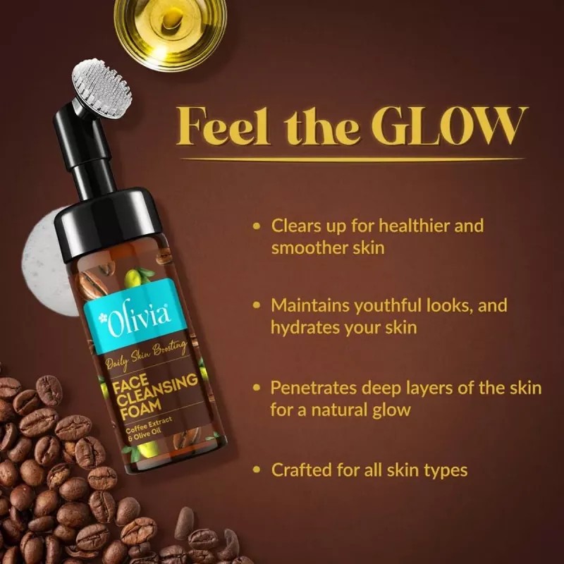 Olivia Daily Skin Boosting Face Cleansing Foam (150ml)