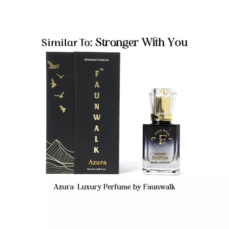 Faun Walk Azura Similar to Stronger with You Perfume (Buy 1 Free Get 1) (Buy 1 Perfume 50ml Get Free 20ml Perfume) (1Pack)